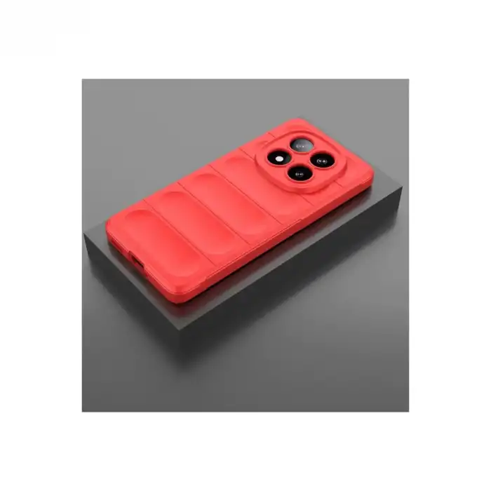 Xiaomi Redmi Note 14 Pro 5g Kılıf Optimum Silikon - Kırmızı