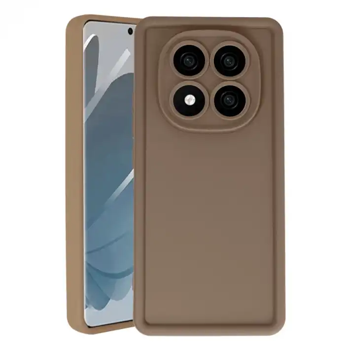 Xiaomi Redmi Note 14 Pro 5g Kılıf Viera Silikon - Kahverengi