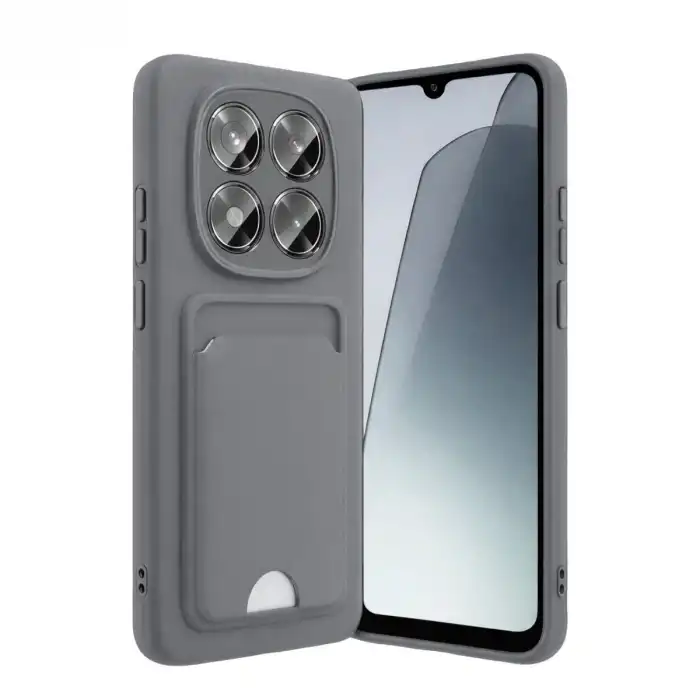 Xiaomi Redmi Note 15 4g Kelvin Kartvizitli Silikon - Gri