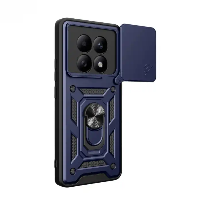 Xiaomi Redmi Note 15 4g Pars Lens Yüzüklü Silikon - Lacivert