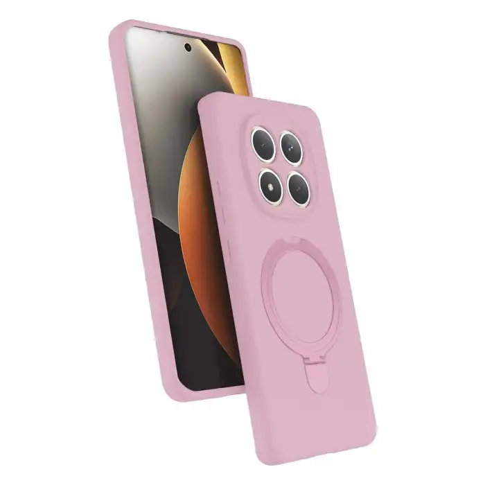 Xiaomi Redmi Note 15 Pro 5g Regal Magsafe Standlı Kapak - Açık Pembe