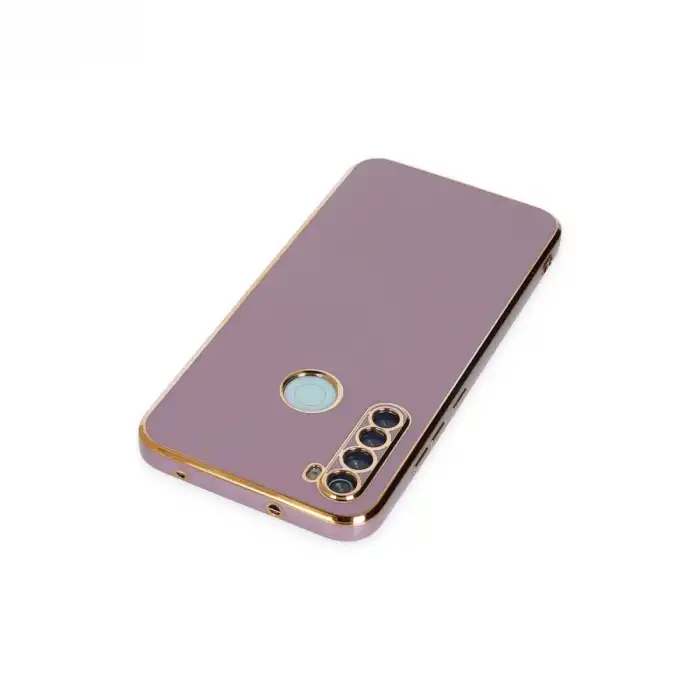 Xiaomi Redmi Note 8 Kılıf Volet Silikon - Mor