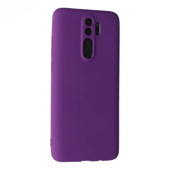 Xiaomi Redmi Note 8 Pro Kılıf First Silikon - Mor
