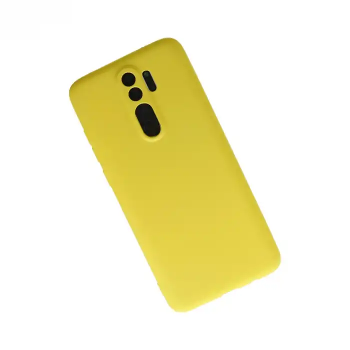 Xiaomi Redmi Note 8 Pro Kılıf First Silikon - Sarı