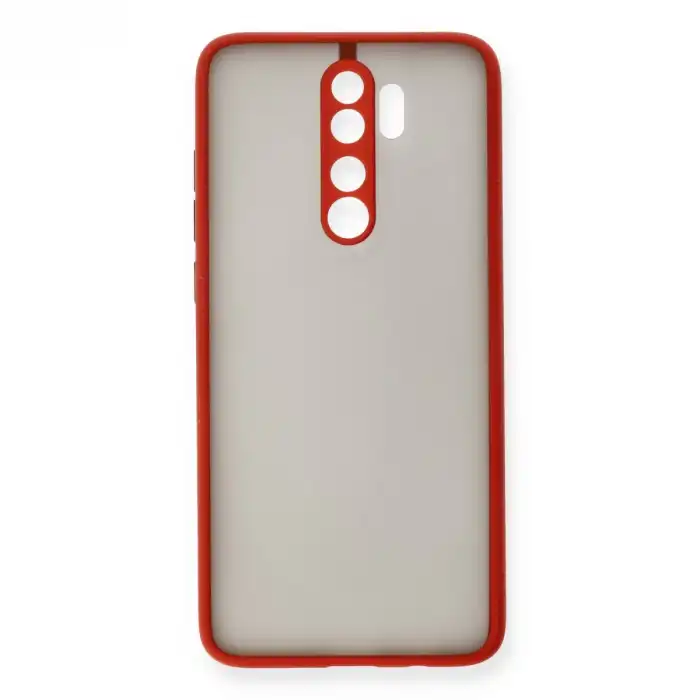 Xiaomi Redmi Note 8 Pro Kılıf Montreal Silikon Kapak - Kırmızı