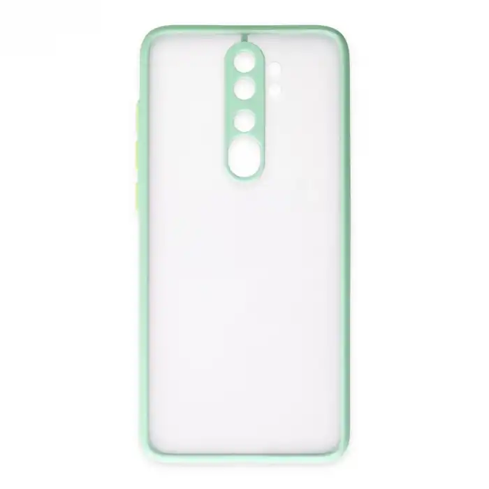 Xiaomi Redmi Note 8 Pro Kılıf Montreal Silikon Kapak - Turkuaz