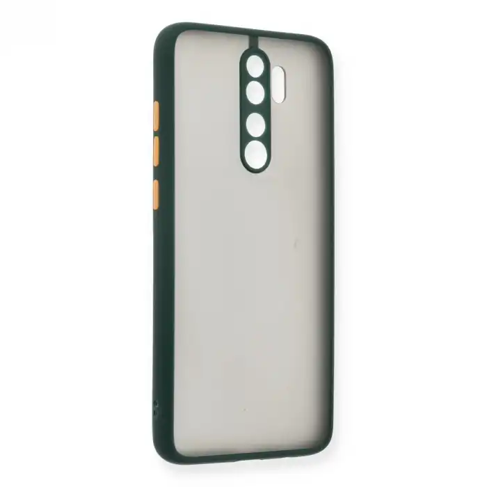 Xiaomi Redmi Note 8 Pro Kılıf Montreal Silikon Kapak - Yeşil
