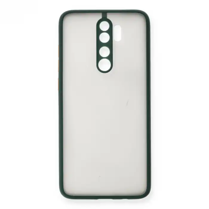 Xiaomi Redmi Note 8 Pro Kılıf Montreal Silikon Kapak - Yeşil