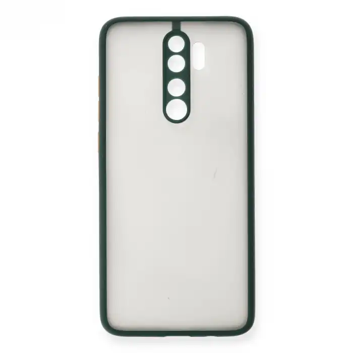 Xiaomi Redmi Note 8 Pro Kılıf Montreal Silikon Kapak - Yeşil