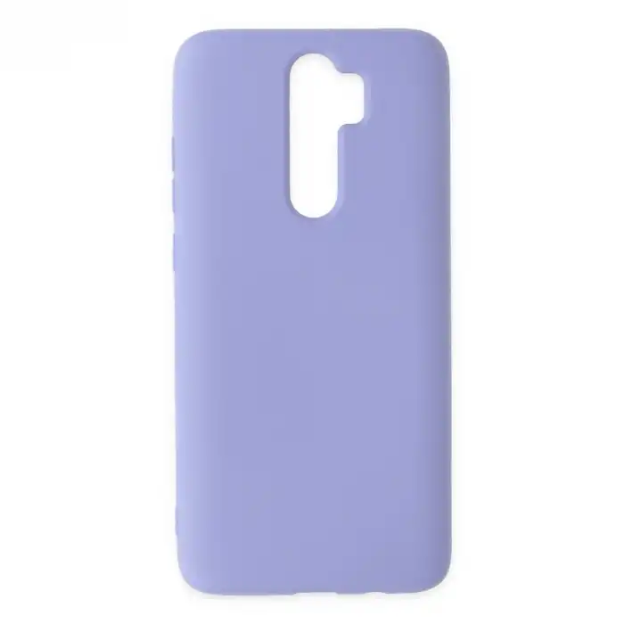 Xiaomi Redmi Note 8 Pro Kılıf Nano İçi Kadife Silikon - Lila