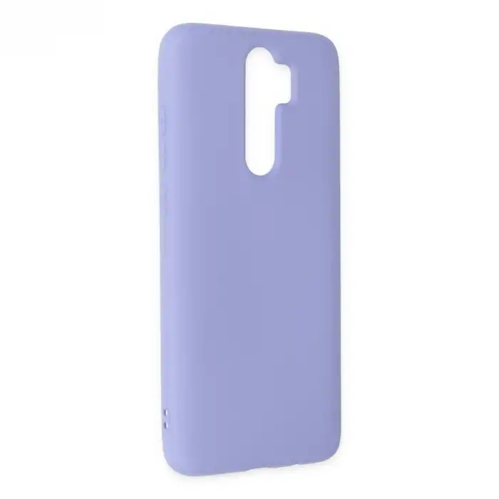 Xiaomi Redmi Note 8 Pro Kılıf Nano İçi Kadife Silikon - Lila