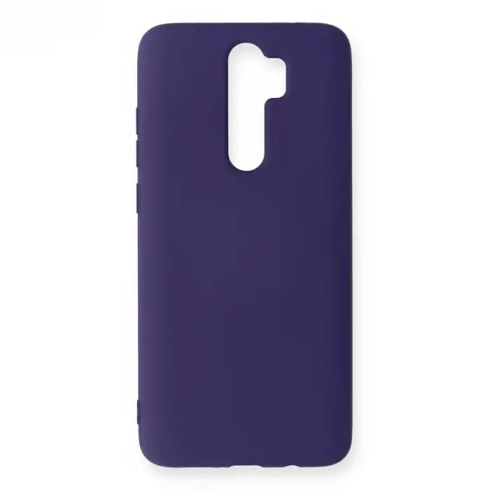 Xiaomi Redmi Note 8 Pro Kılıf Nano İçi Kadife Silikon - Mor