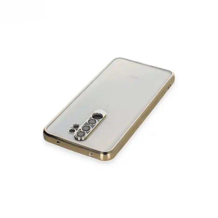 Xiaomi Redmi Note 8 Pro Kılıf Razer Lensli Silikon - Gold