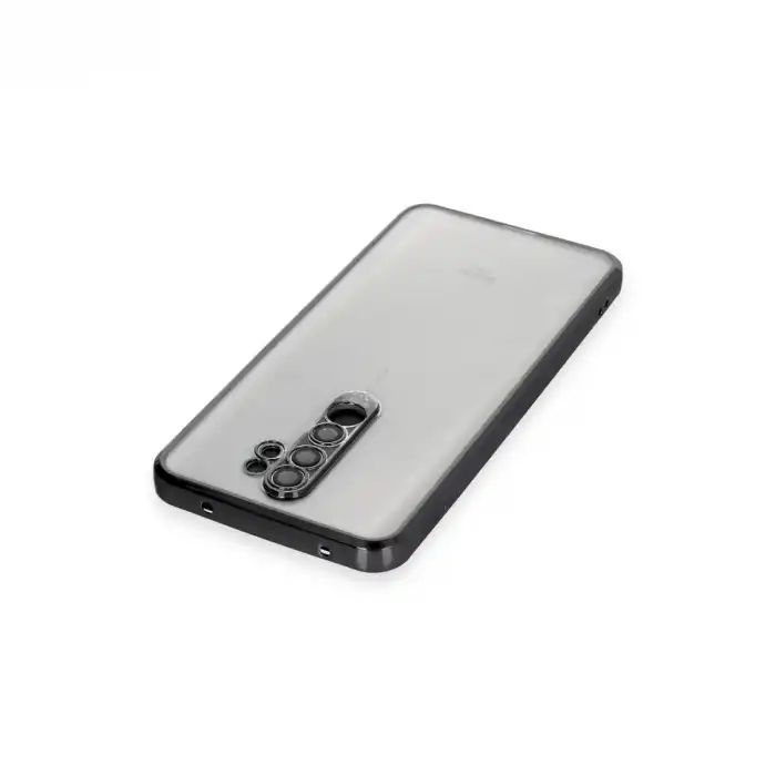 Xiaomi Redmi Note 8 Pro Kılıf Razer Lensli Silikon - Siyah