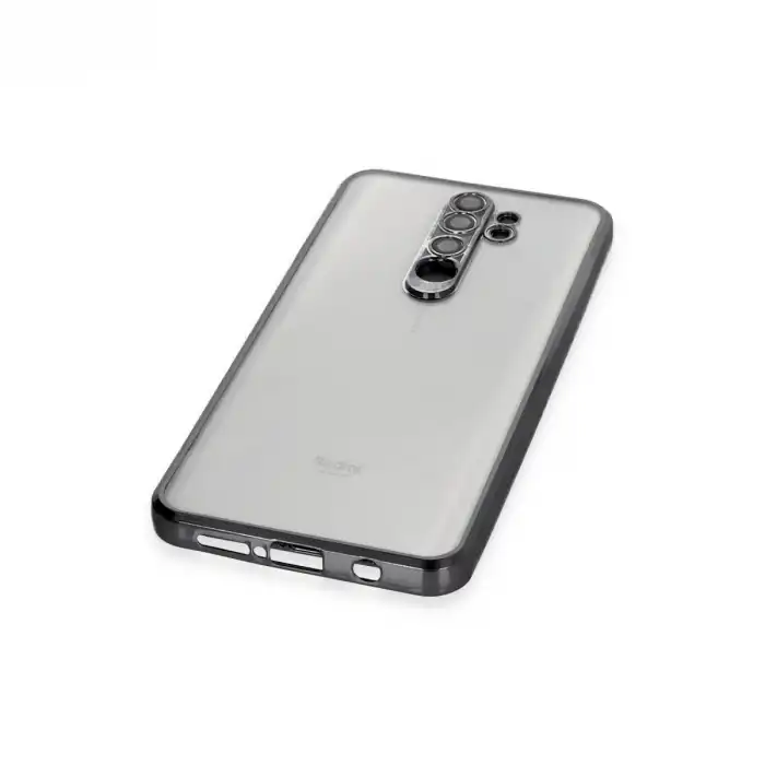 Xiaomi Redmi Note 8 Pro Kılıf Razer Lensli Silikon - Siyah