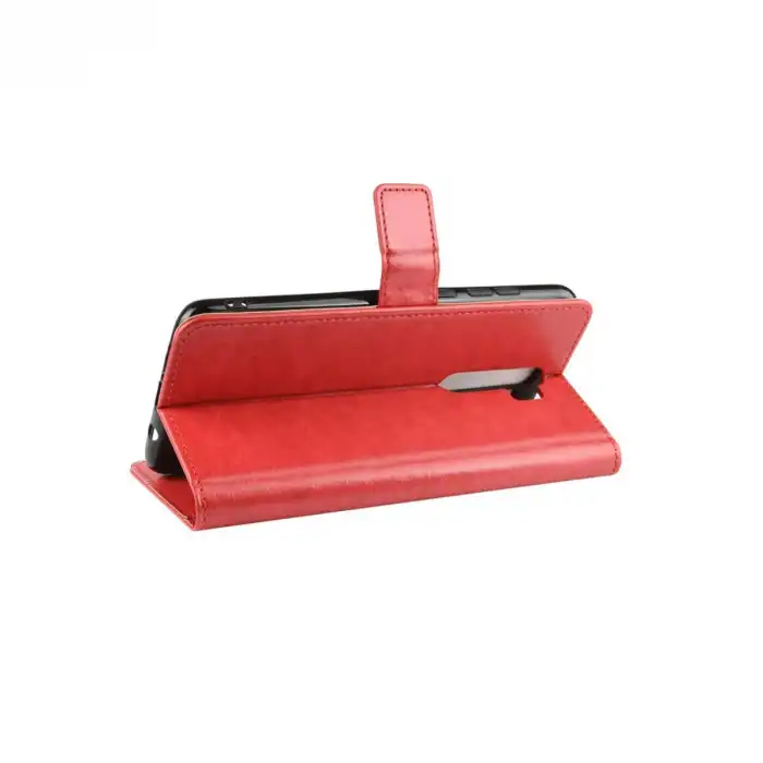 Xiaomi Redmi Note 8 Pro Kılıf Trend S Plus Kapaklı Kılıf - Kırmızı