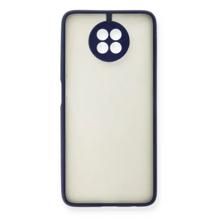 Xiaomi Redmi Note 9 5g Kılıf Montreal Silikon Kapak - Lacivert
