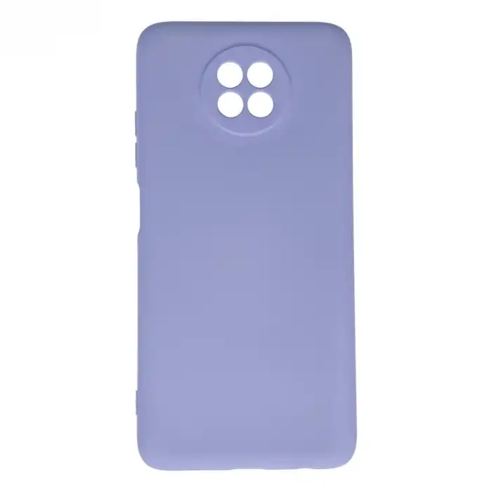 Xiaomi Redmi Note 9 5g Kılıf Nano İçi Kadife Silikon - Lila