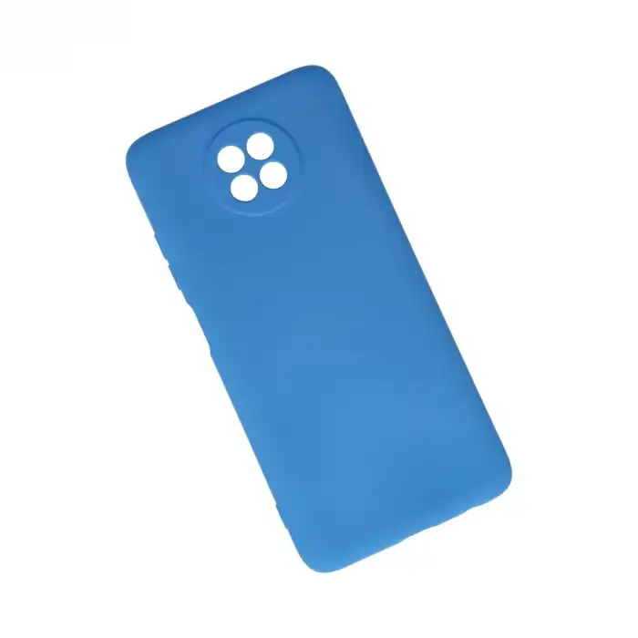 Xiaomi Redmi Note 9 5g Kılıf Nano İçi Kadife Silikon - Mavi