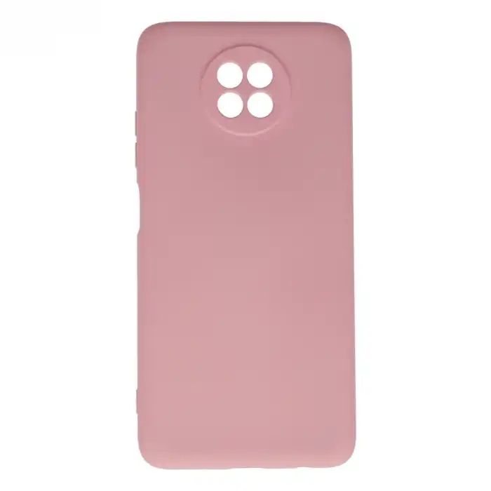 Xiaomi Redmi Note 9 5g Kılıf Nano İçi Kadife Silikon - Pembe