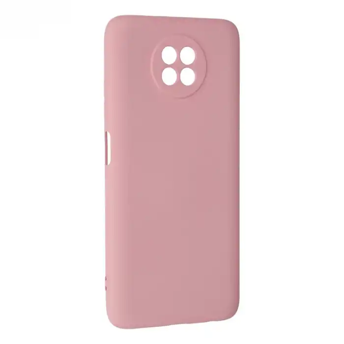 Xiaomi Redmi Note 9 5g Kılıf Nano İçi Kadife Silikon - Pembe