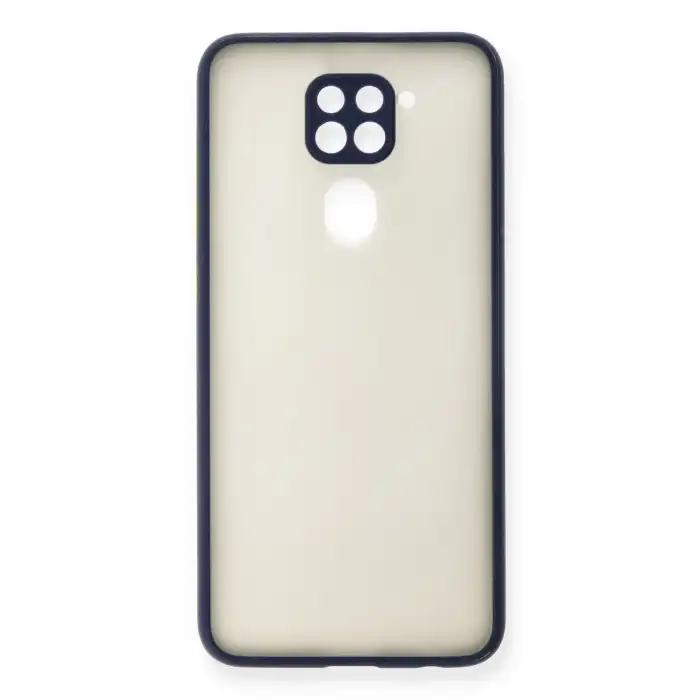 Xiaomi Redmi Note 9 Kılıf Montreal Silikon Kapak - Lacivert