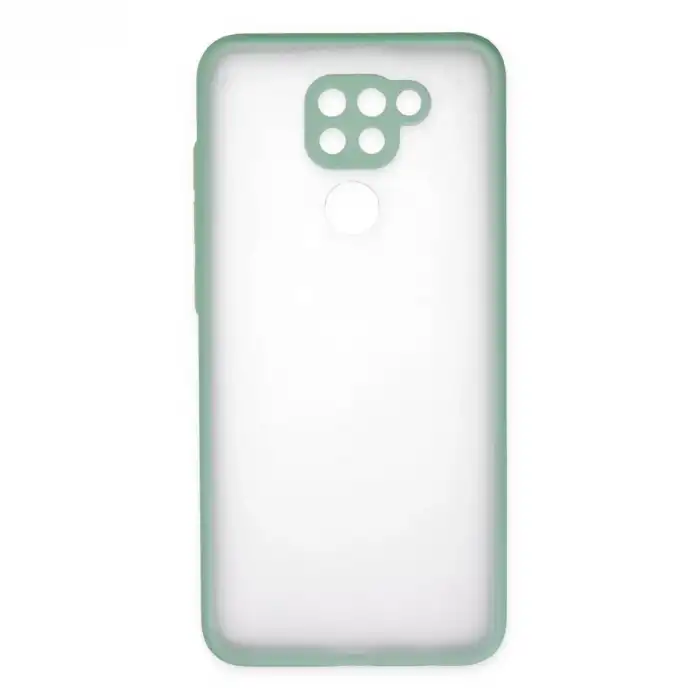 Xiaomi Redmi Note 9 Kılıf Montreal Silikon Kapak - Turkuaz