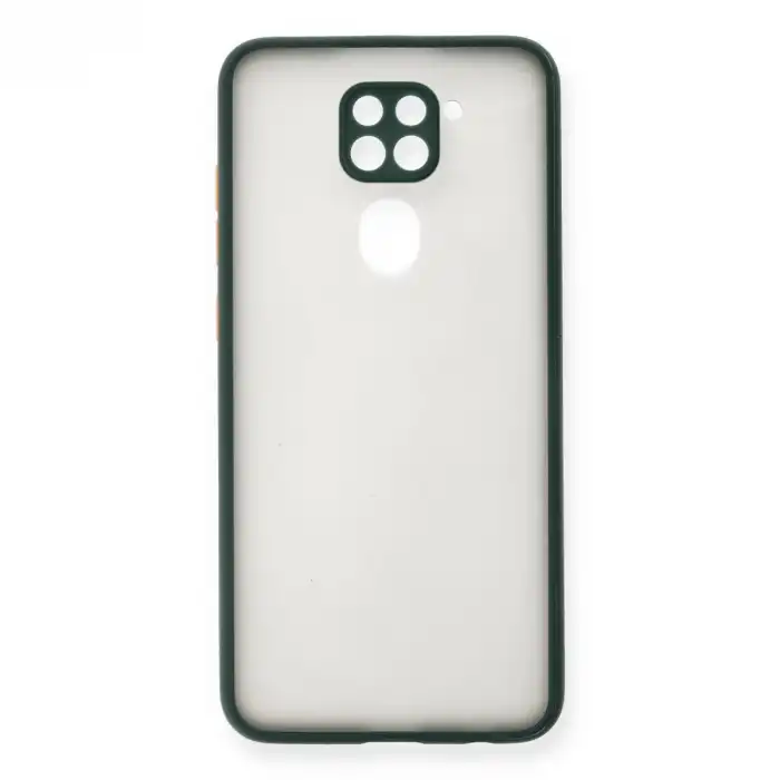 Xiaomi Redmi Note 9 Kılıf Montreal Silikon Kapak - Yeşil