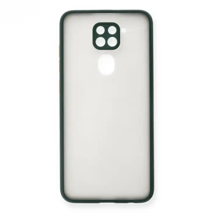 Xiaomi Redmi Note 9 Kılıf Montreal Silikon Kapak - Yeşil