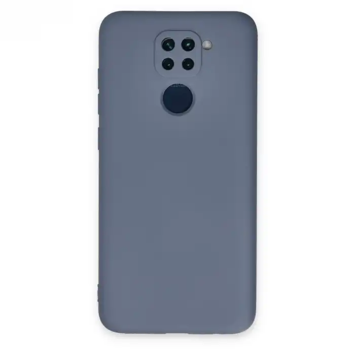 Xiaomi Redmi Note 9 Kılıf Nano İçi Kadife Silikon - Gri
