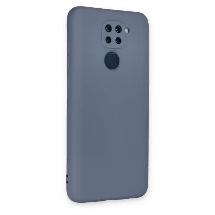 Xiaomi Redmi Note 9 Kılıf Nano İçi Kadife Silikon - Gri