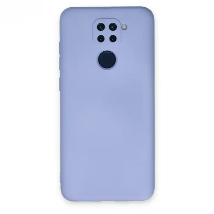 Xiaomi Redmi Note 9 Kılıf Nano İçi Kadife Silikon - Lila
