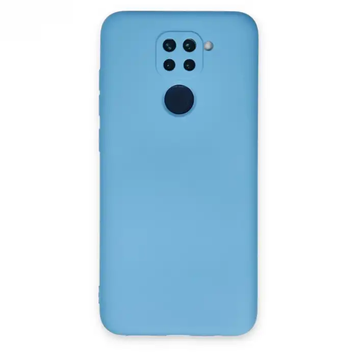 Xiaomi Redmi Note 9 Kılıf Nano İçi Kadife Silikon - Mavi