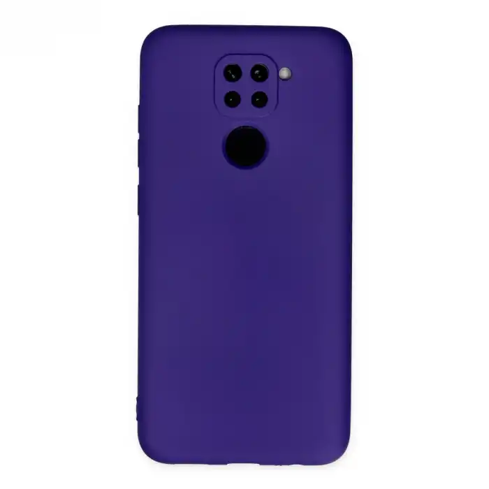 Xiaomi Redmi Note 9 Kılıf Nano İçi Kadife Silikon - Mor