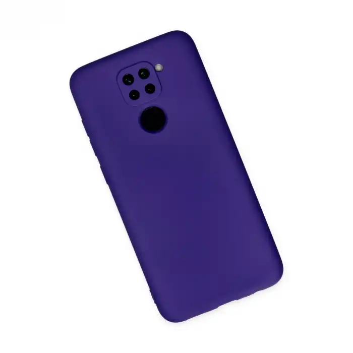 Xiaomi Redmi Note 9 Kılıf Nano İçi Kadife Silikon - Mor