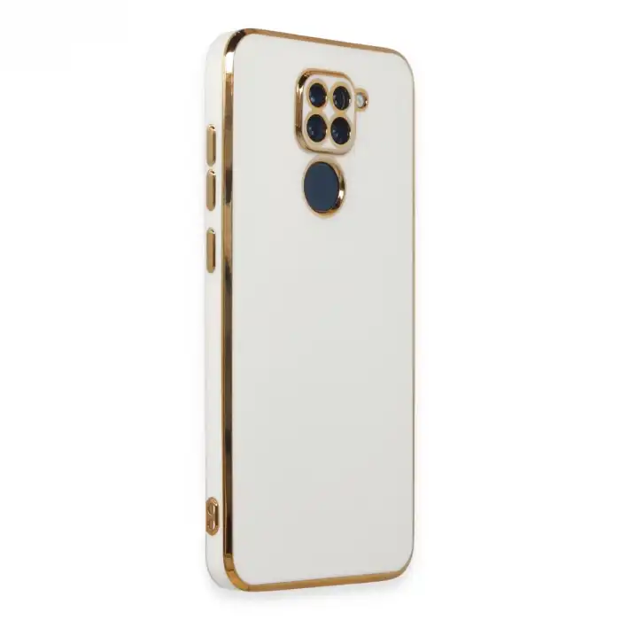 Xiaomi Redmi Note 9 Kılıf Volet Silikon - Beyaz