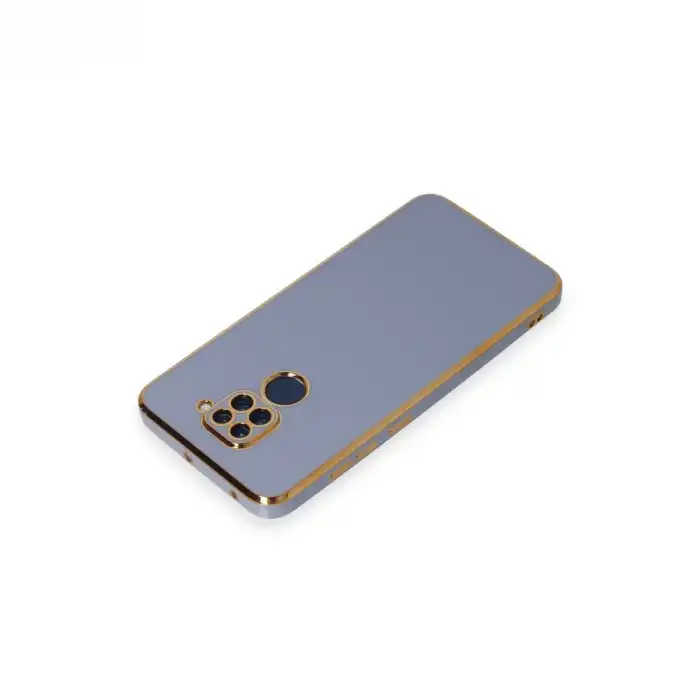 Xiaomi Redmi Note 9 Kılıf Volet Silikon - Mavi