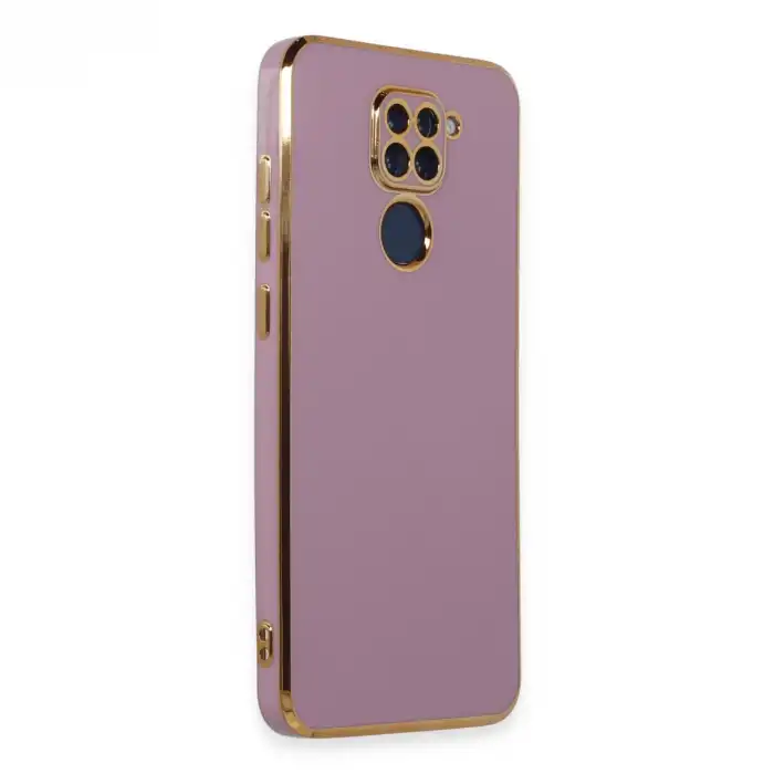 Xiaomi Redmi Note 9 Kılıf Volet Silikon - Mor
