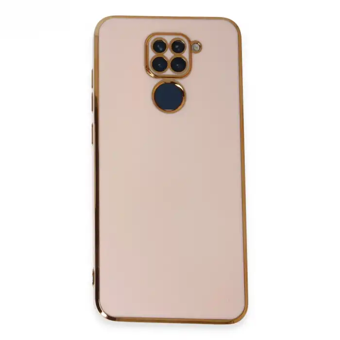 Xiaomi Redmi Note 9 Kılıf Volet Silikon - Pembe