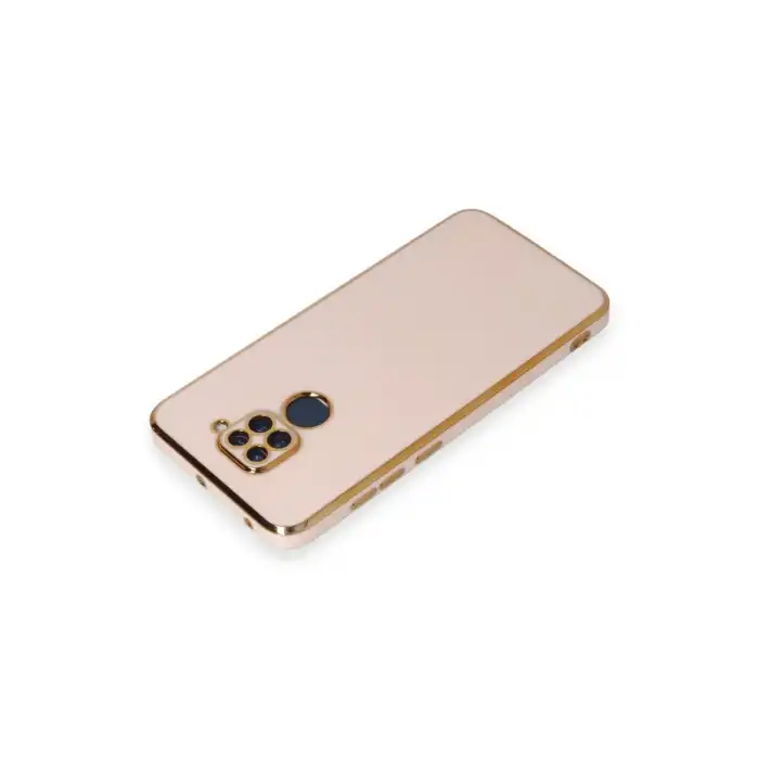 Xiaomi Redmi Note 9 Kılıf Volet Silikon - Pembe