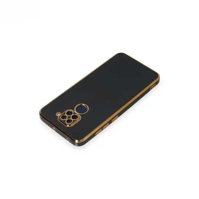 Xiaomi Redmi Note 9 Kılıf Volet Silikon - Siyah