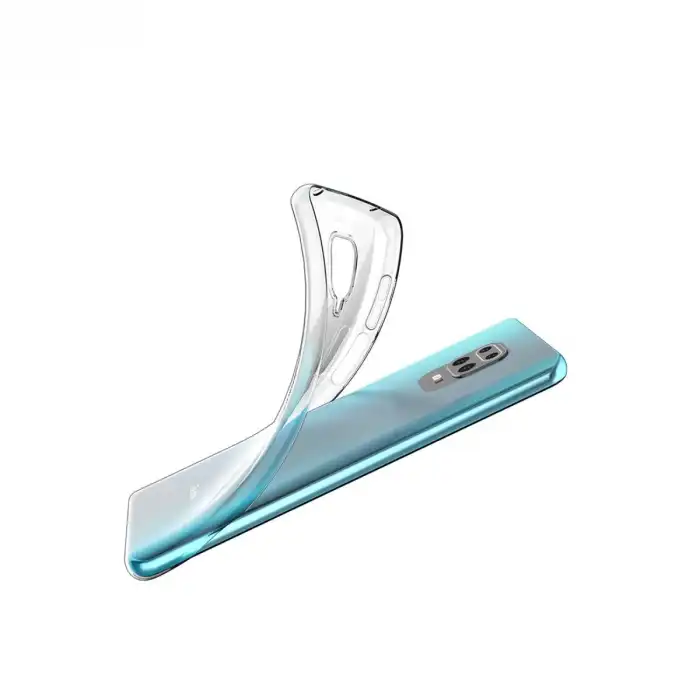 Xiaomi Redmi Note 9 Pro Kılıf Lüx Şeffaf Silikon - Şeffaf