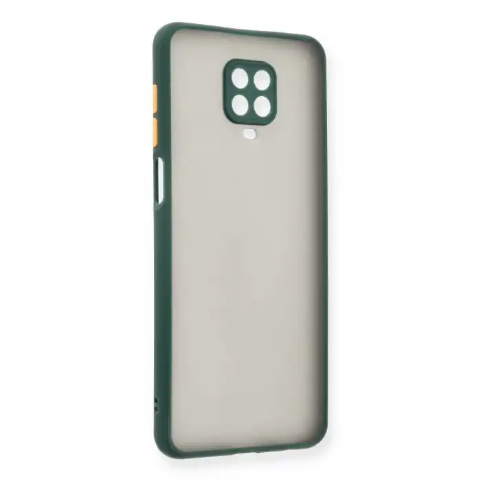 Xiaomi Redmi Note 9 Pro Kılıf Montreal Silikon Kapak - Yeşil