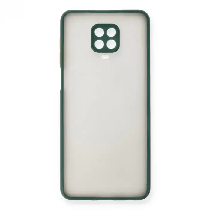 Xiaomi Redmi Note 9 Pro Kılıf Montreal Silikon Kapak - Yeşil