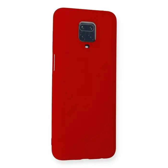 Xiaomi Redmi Note 9 Pro Kılıf Nano İçi Kadife Silikon - Kırmızı