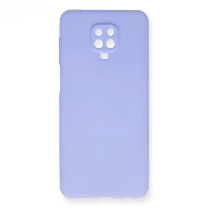 Xiaomi Redmi Note 9 Pro Kılıf Nano İçi Kadife Silikon - Lila