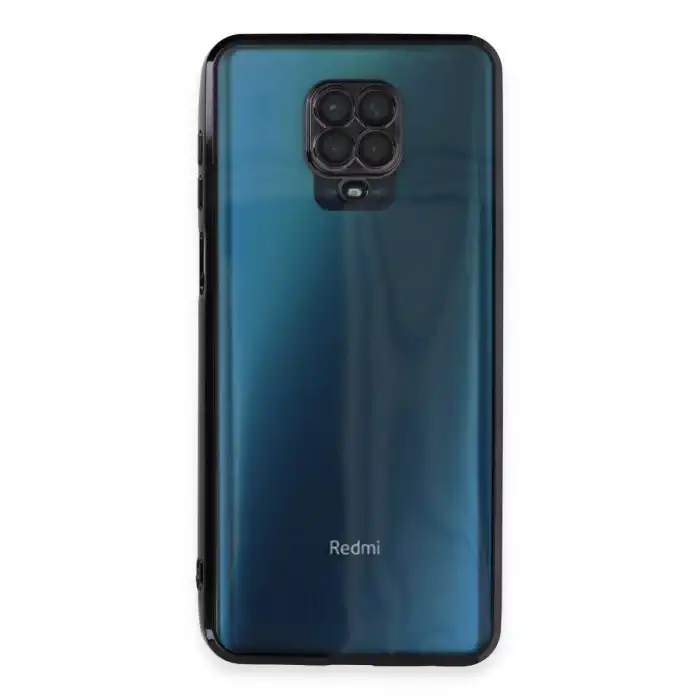 Xiaomi Redmi Note 9 Pro Kılıf Razer Lensli Silikon - Siyah