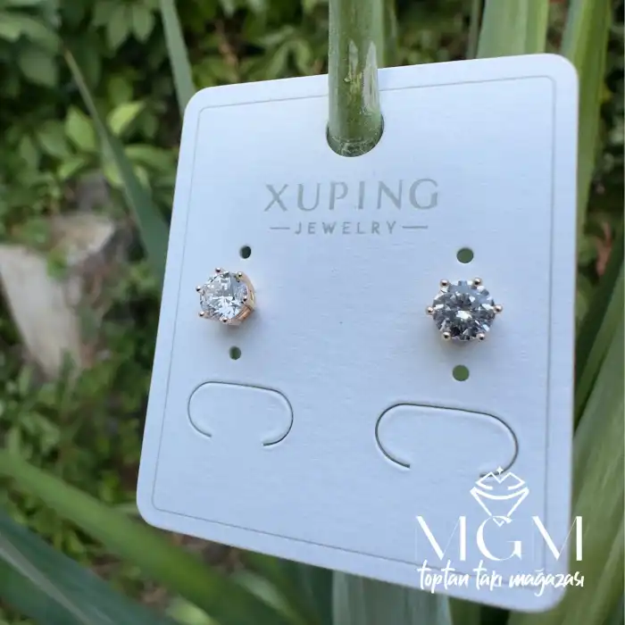 Xuping Taşlı Küpe