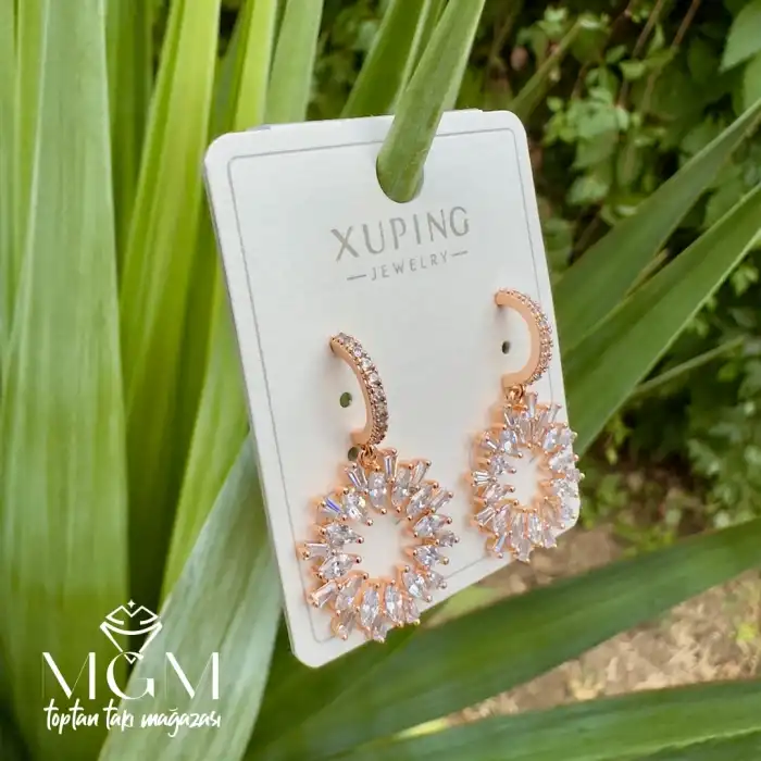 Xuping Taşlı Küpe