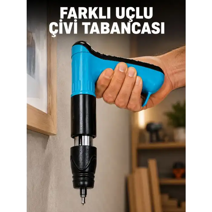 Yaylı Manuel Çivi Tabancası Ahşap Kaplama Döşeme Sabitleme Aleti